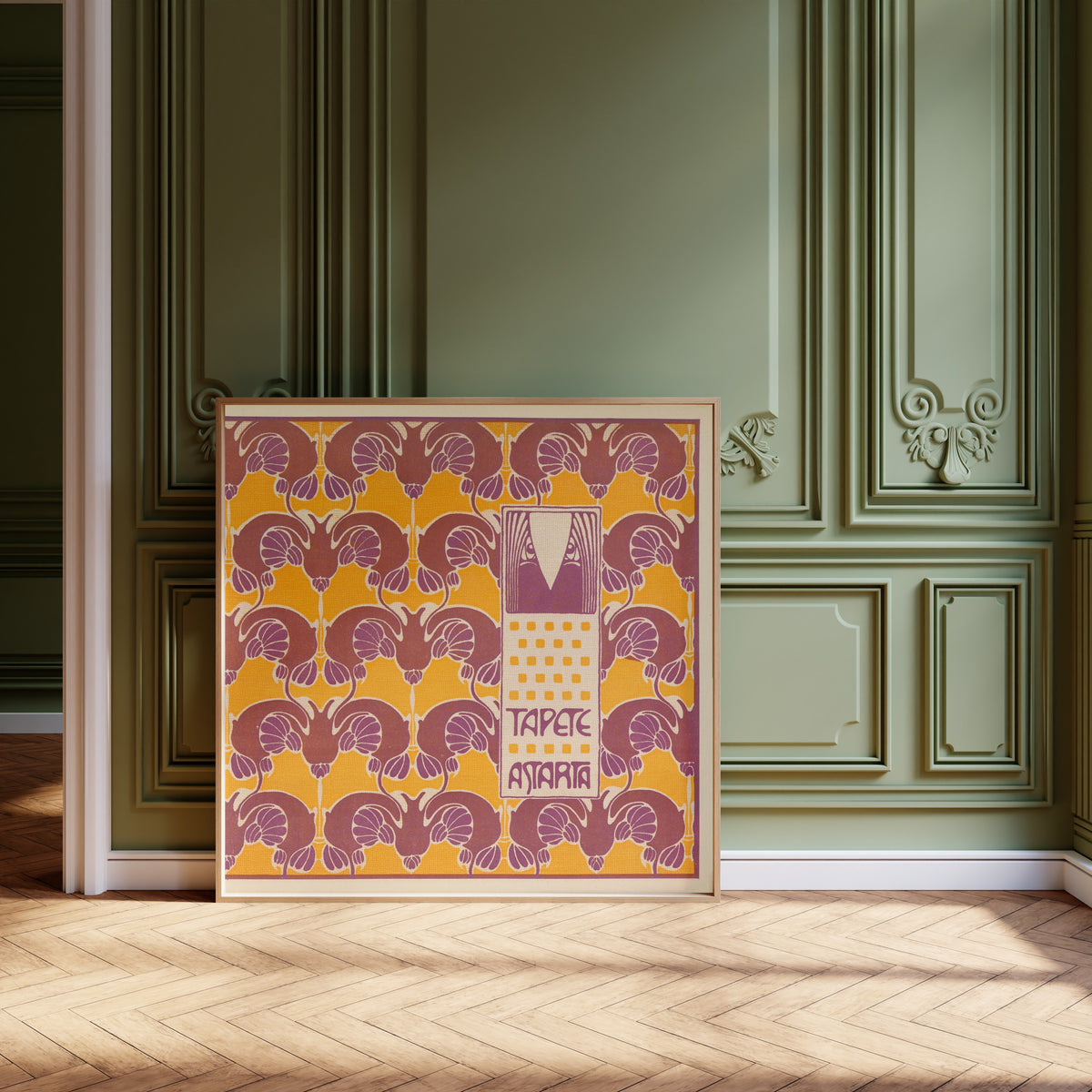 Koloman Moser — Tapete Astarta (Astarta Wallpaper) | Pattern Design Print
