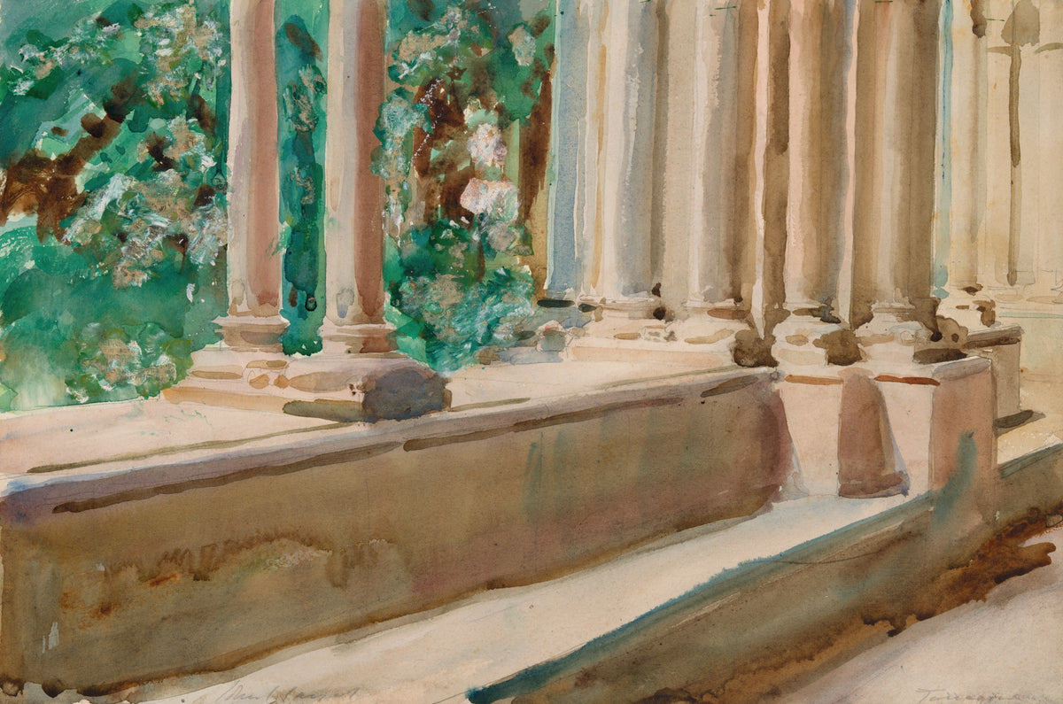 John Singer Sargent — Tarragona Terrace and Garden | Fine Art Print