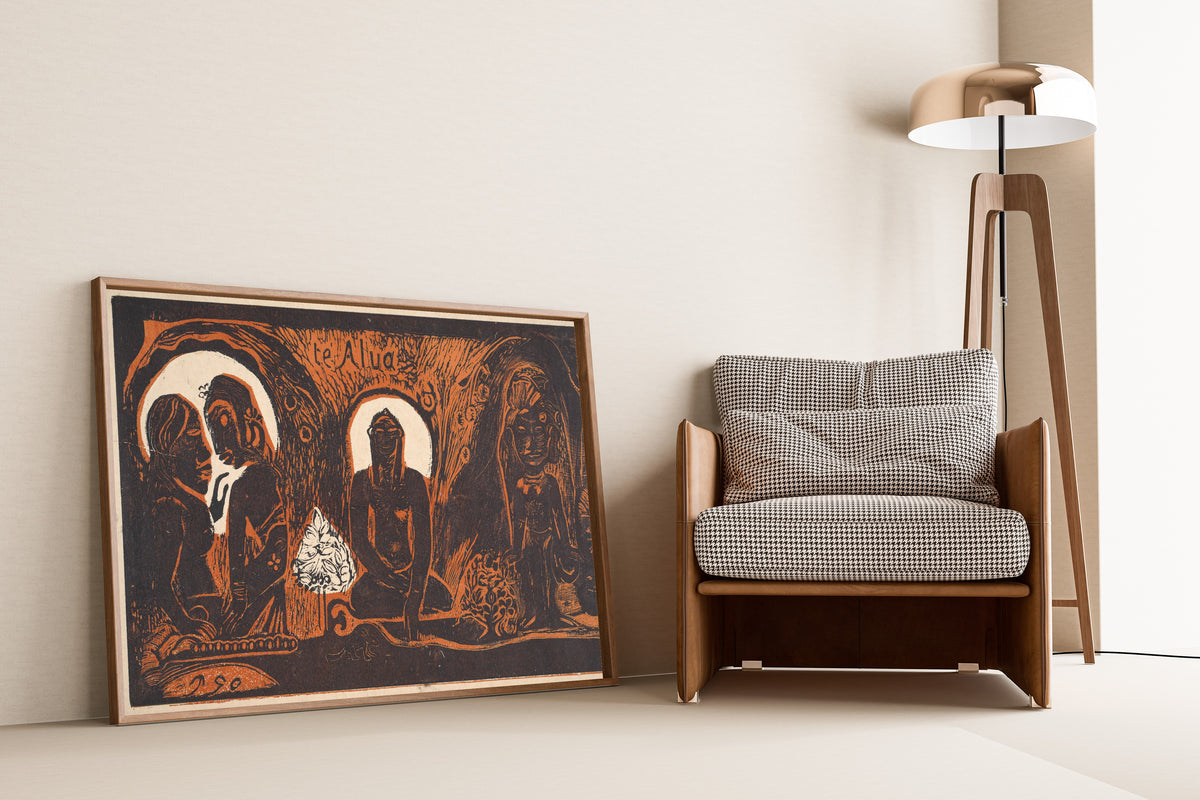 Paul Gauguin — Te Atua (The Gods) | Woodcut Print