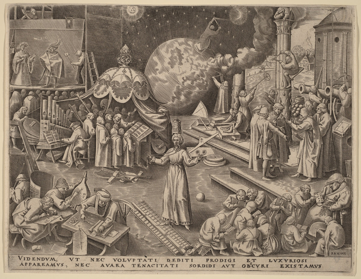 Pieter Bruegel the Elder — Temperance | Engraving Print