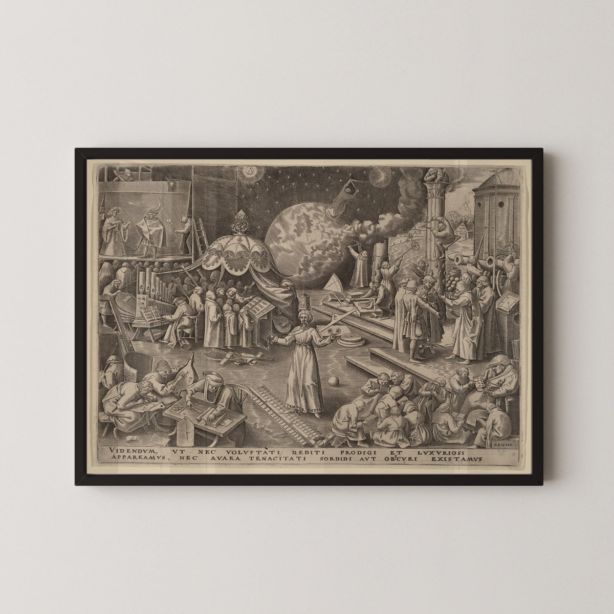 Pieter Bruegel the Elder — Temperance | Engraving Print