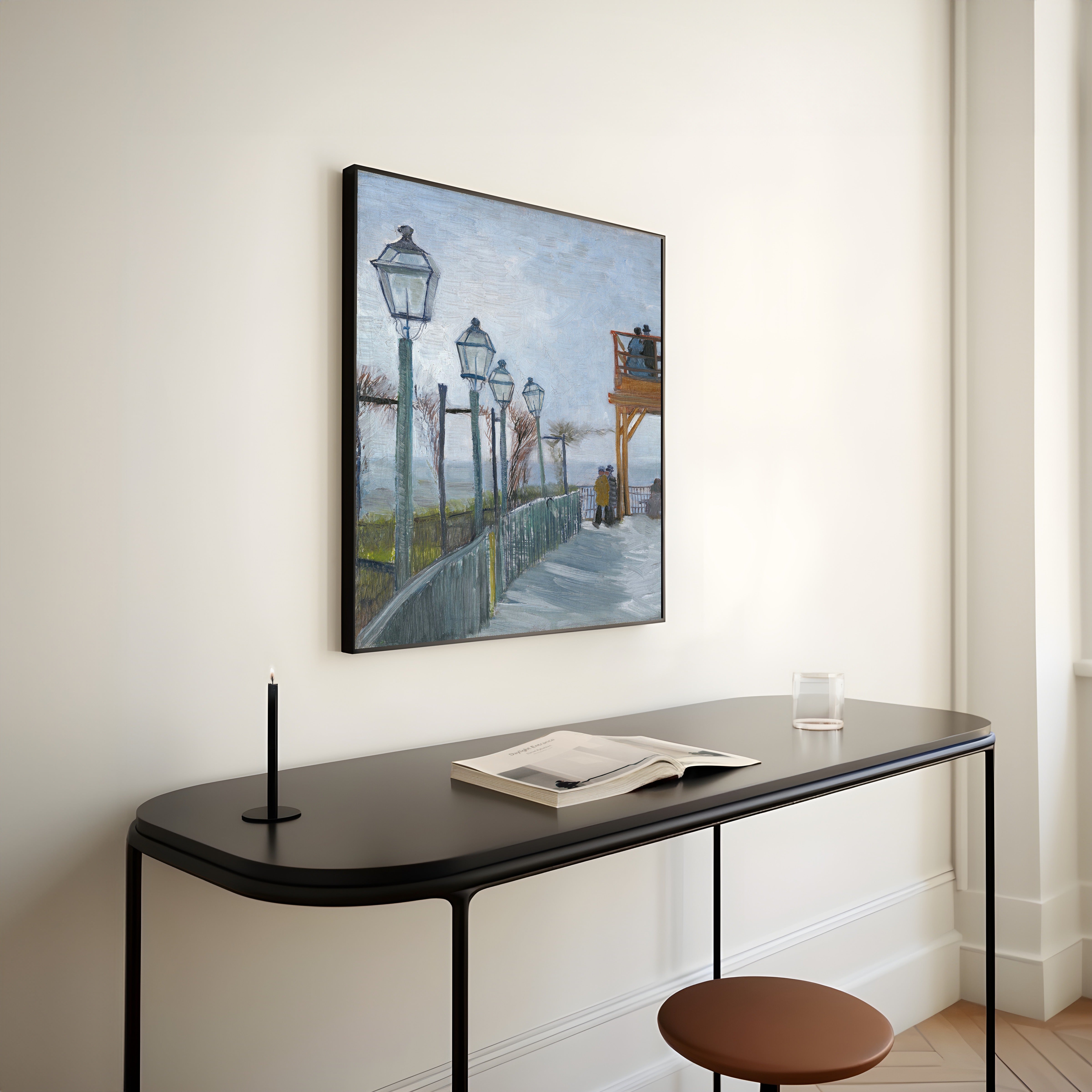 Vincent van Gogh — Terrace and Observation Deck at the Moulin de Blute-Fin | Fine Art Print