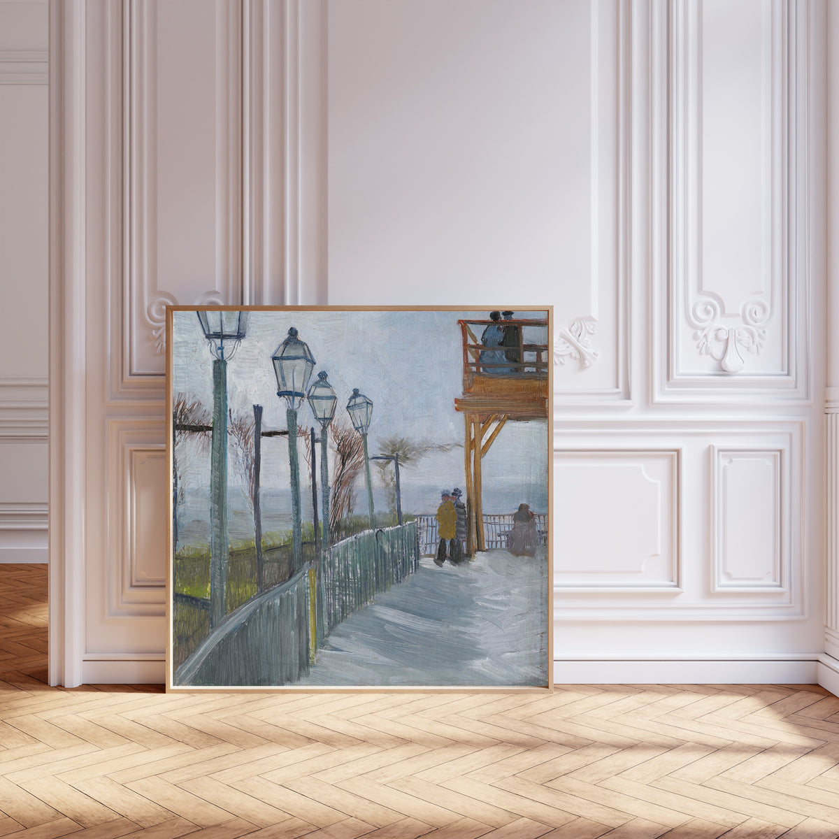 Vincent van Gogh — Terrace and Observation Deck at the Moulin de Blute-Fin | Fine Art Print