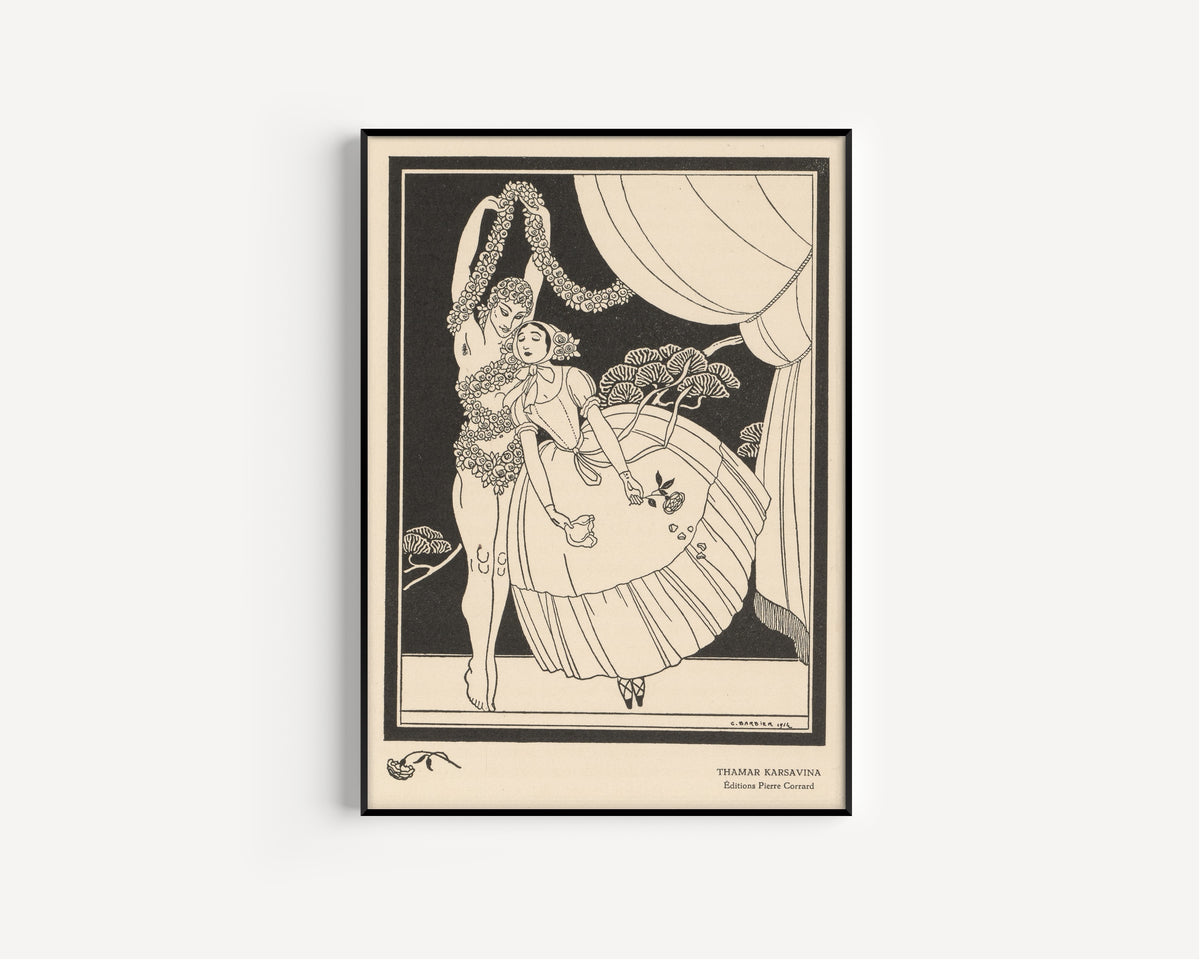 George Barbier — Thamar Karsavina | Art Deco Print