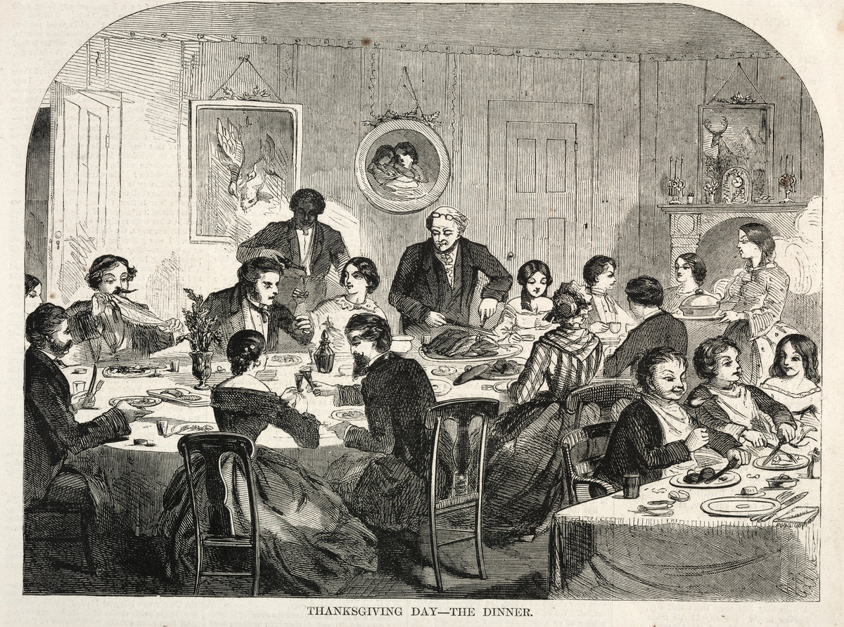 Winslow Homer — Thanksgiving Day – The Dinner | Vintage Thanksgiving Print