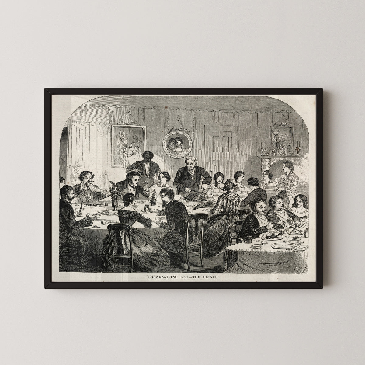 Winslow Homer — Thanksgiving Day – The Dinner | Vintage Thanksgiving Print