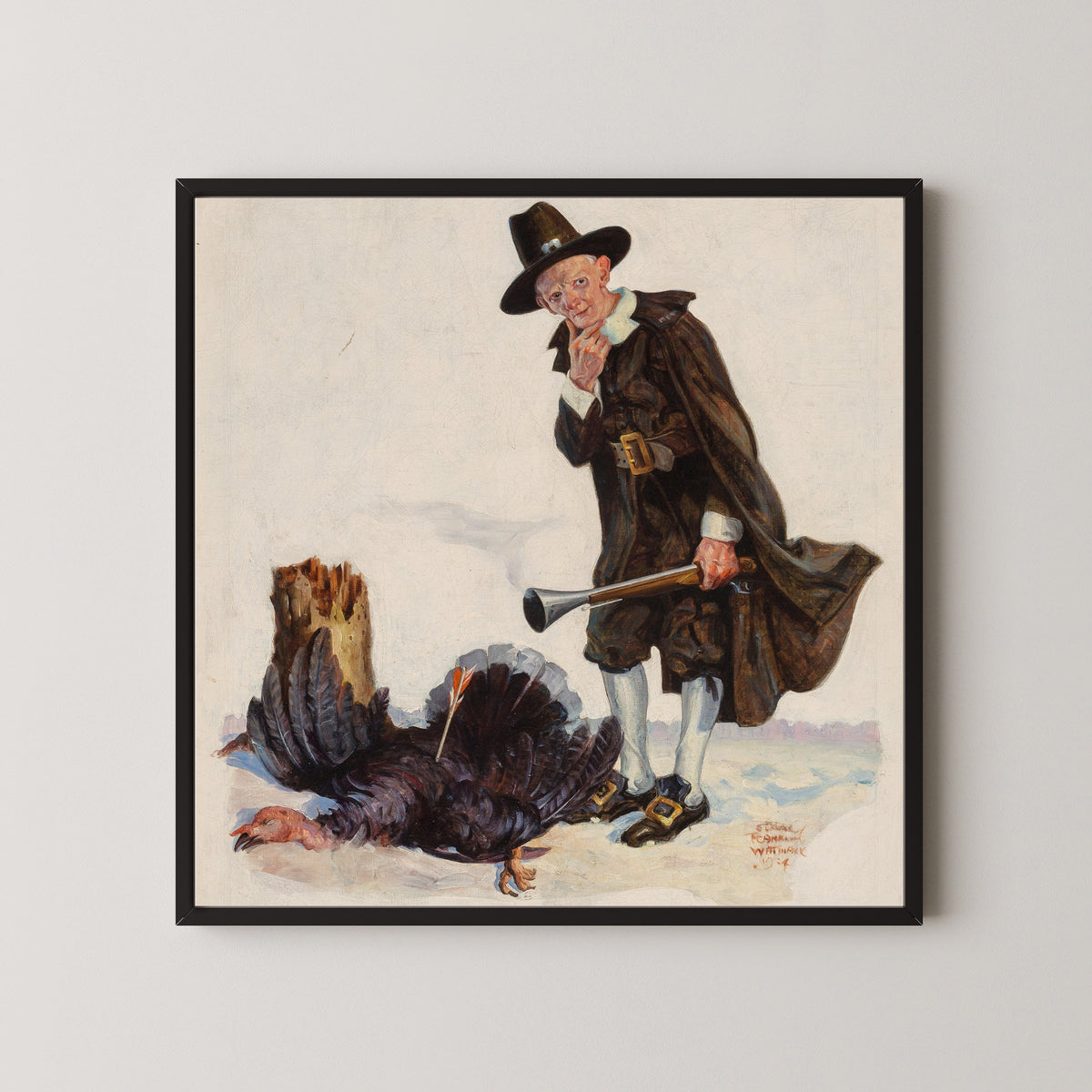 Edgar F. Wittmack — Thanksgiving | Vintage Thanksgiving Print