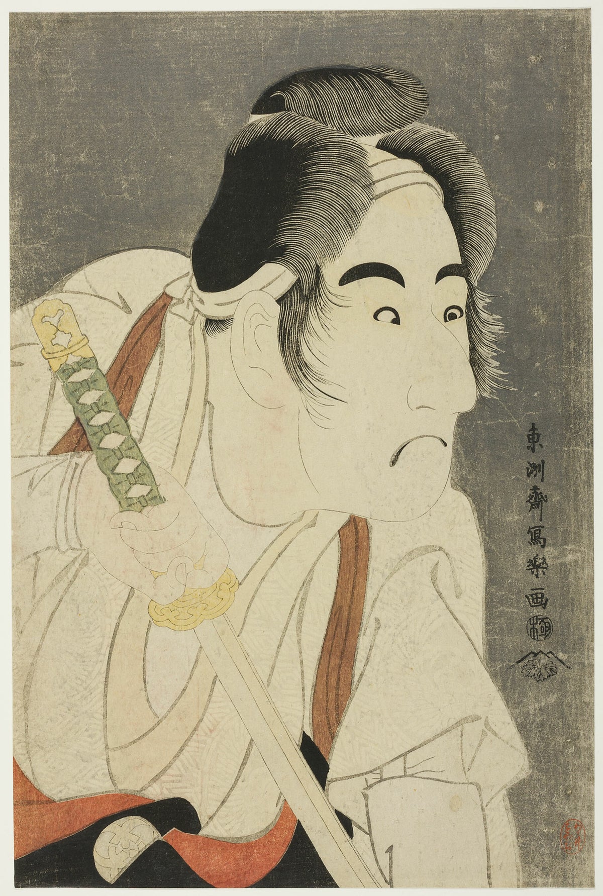 Tōshūsai Sharaku — The Actor Bandō Mitsugorō II as Ishii Genzō | Japanese Woodblock Print (Ukiyo-e)