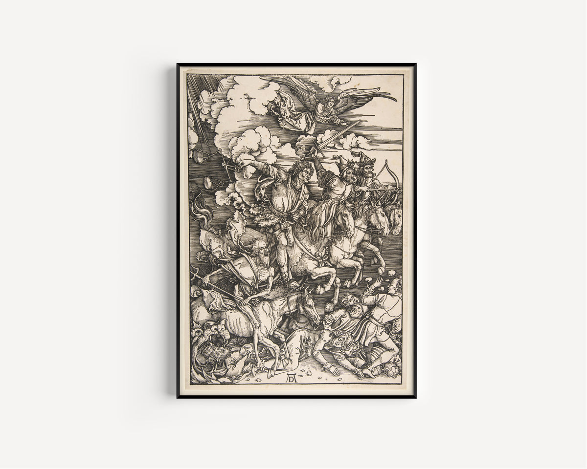 Albrecht Dürer — The Apocalypse: The Four Horsemen | Woodcut Print