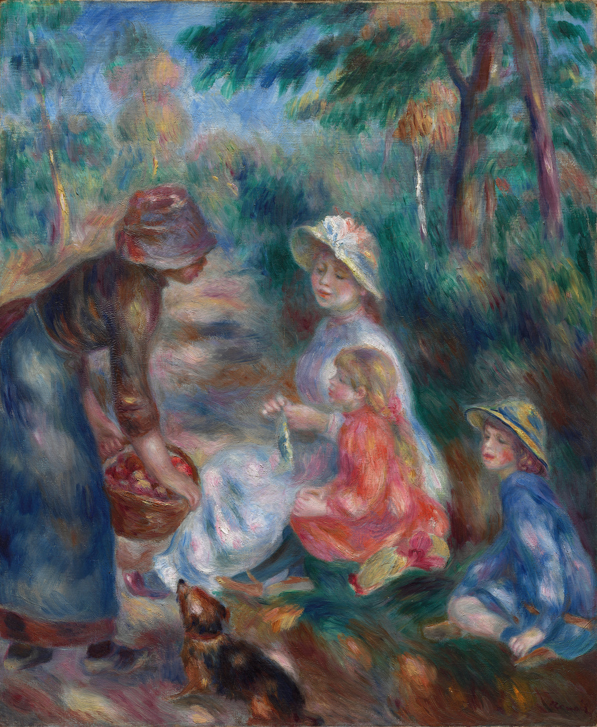 Pierre-Auguste Renoir — The Apple Seller | Fine Art Print