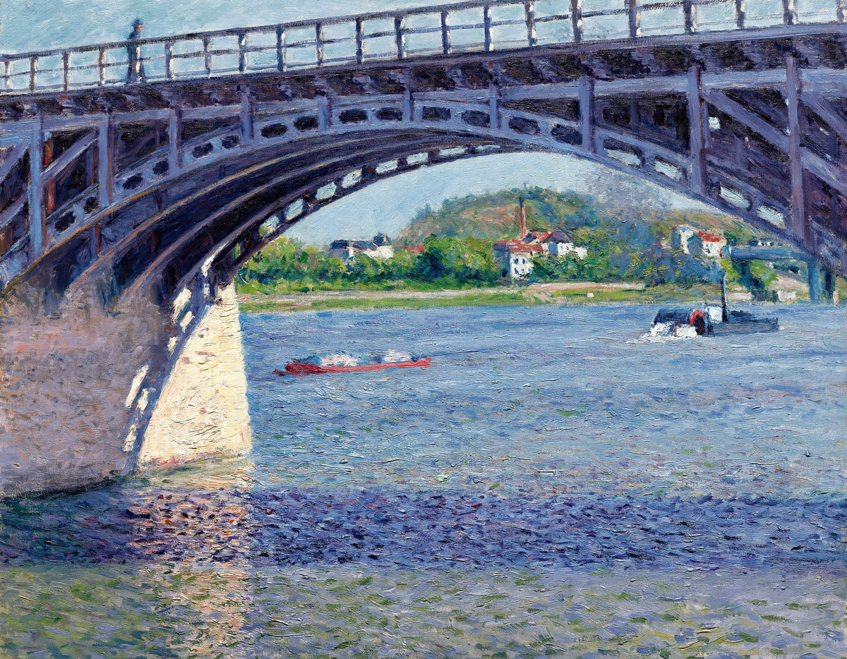 Gustave Caillebotte — The Argenteuil Bridge and the Seine | Fine Art Print