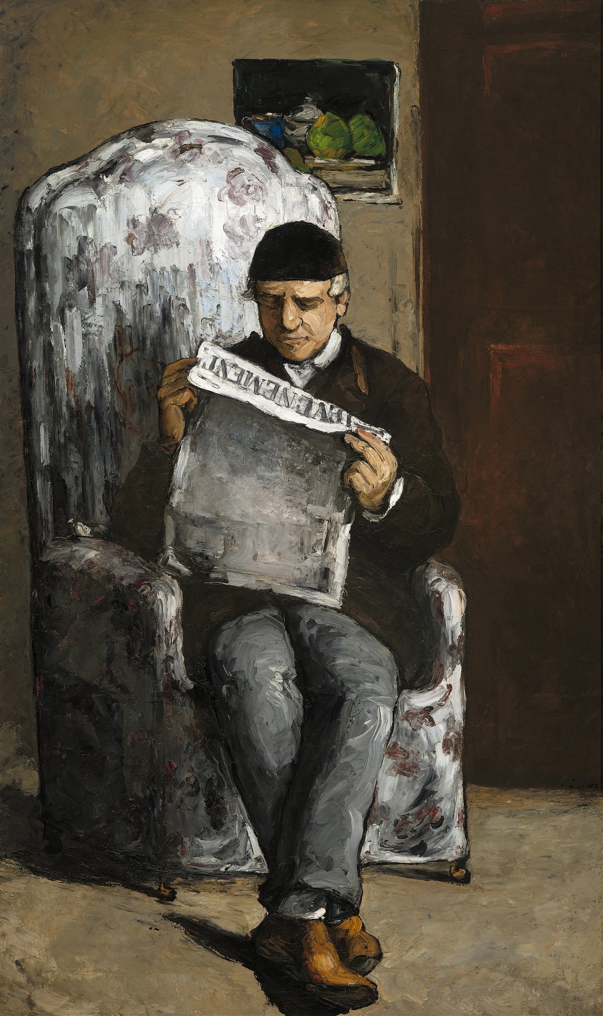 Paul Cezanne — The Artist's Father, Reading L'Événement | Fine Art Print