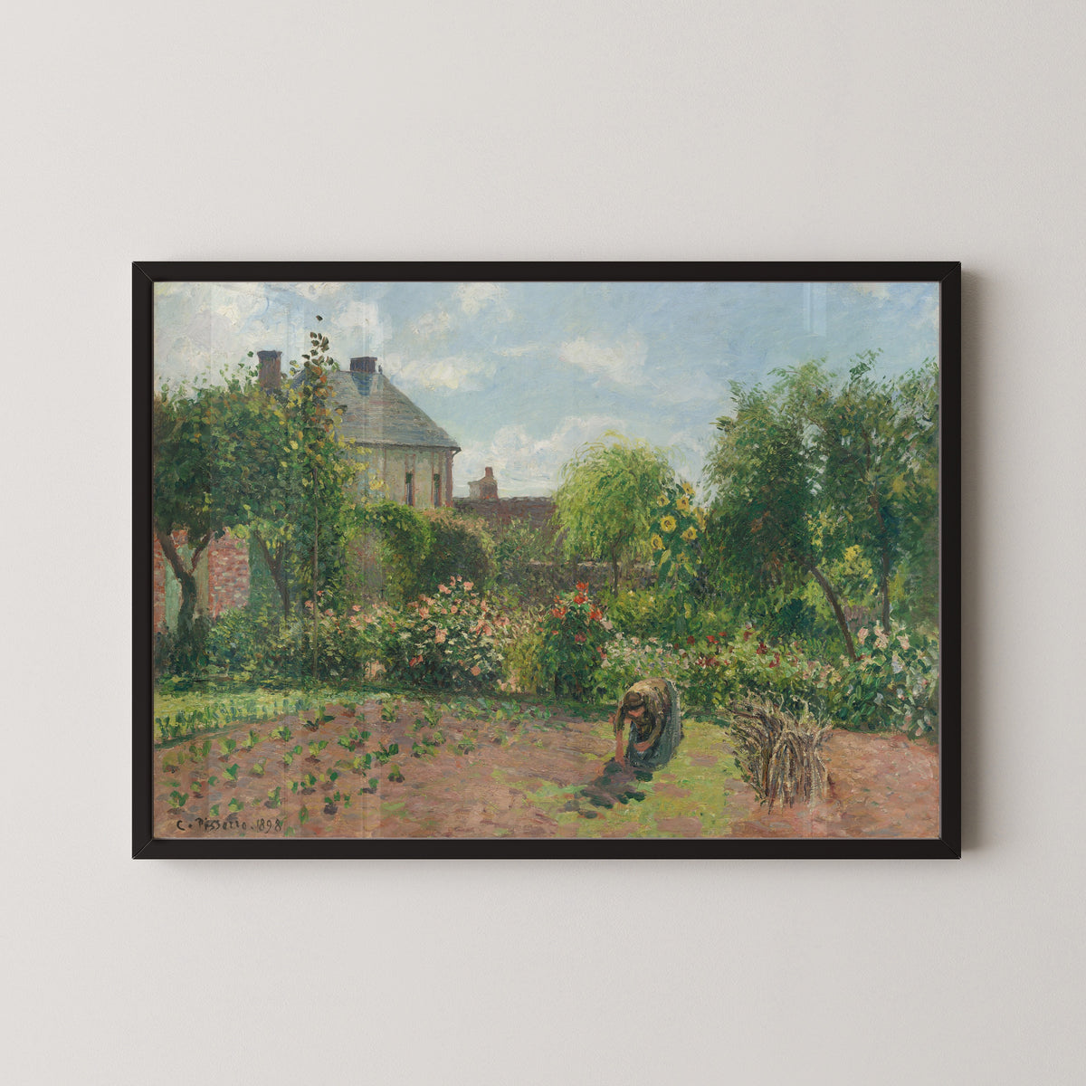 Camille Pissarro — The Artist's Garden at Eragny | Fine Art Print