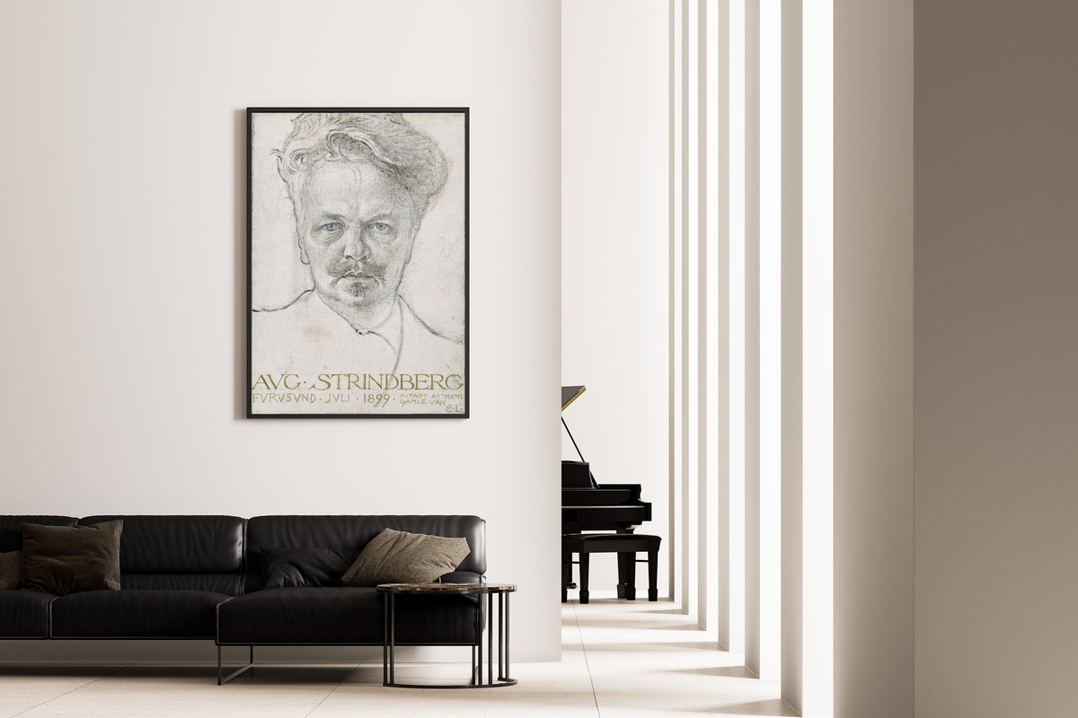 Carl Larsson — The Author August Strindberg | Fine Art Print