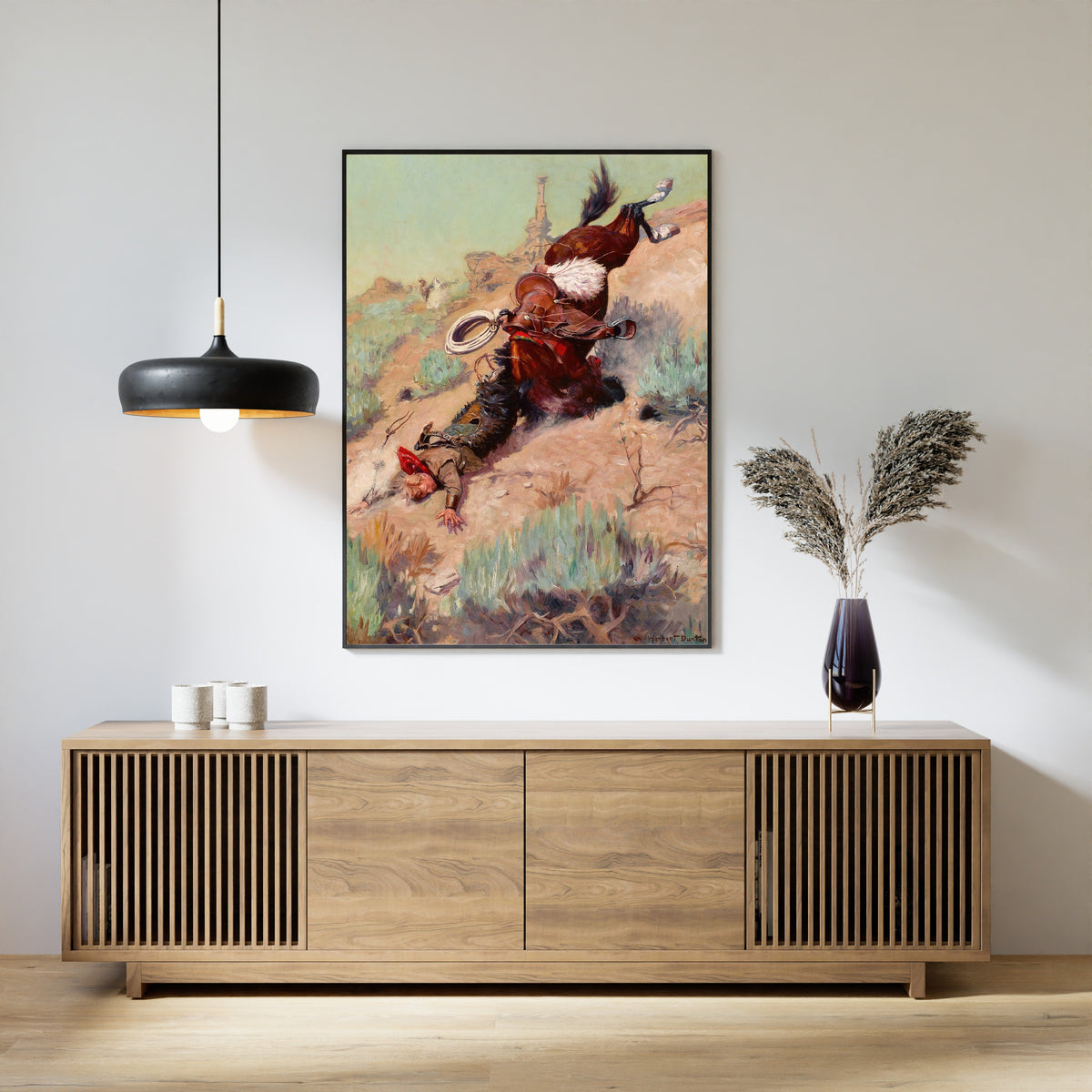 W. Herbert Dunton — The Badger Hole | Western Art Print