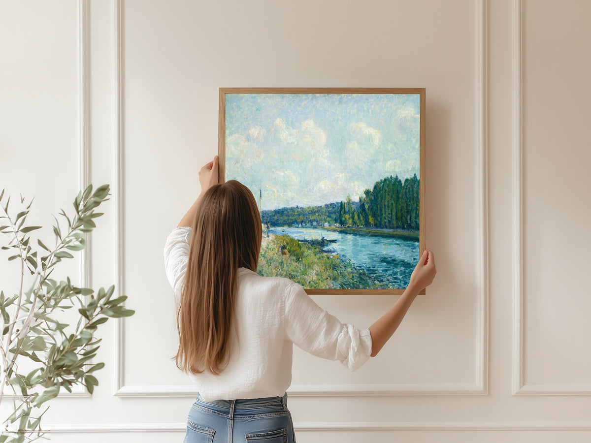 Alfred Sisley — The Banks of the Oise | Fine Art Print
