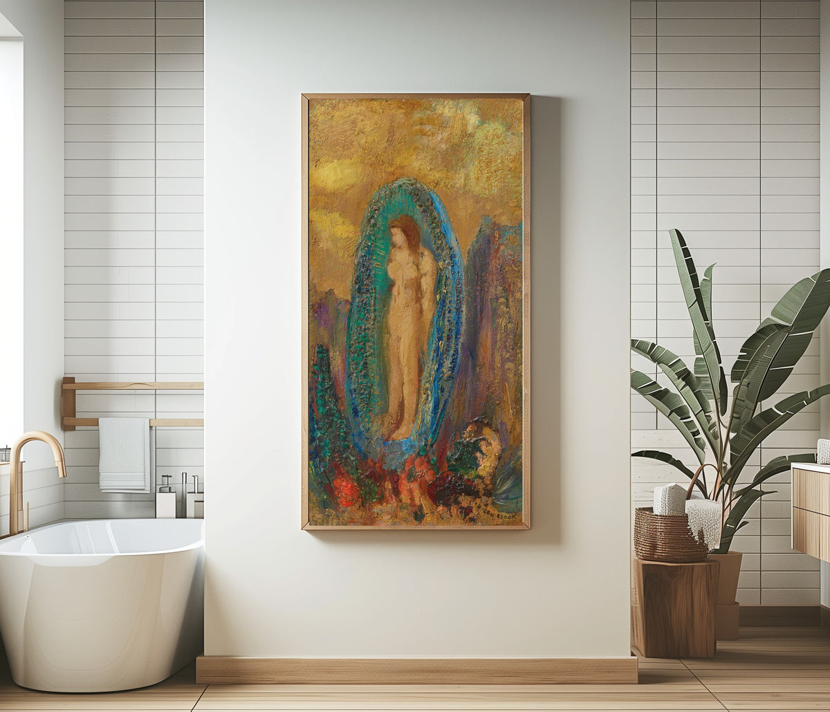 Odilon Redon — The Birth of Venus (The Auric Egg) | Symbolist Art Print