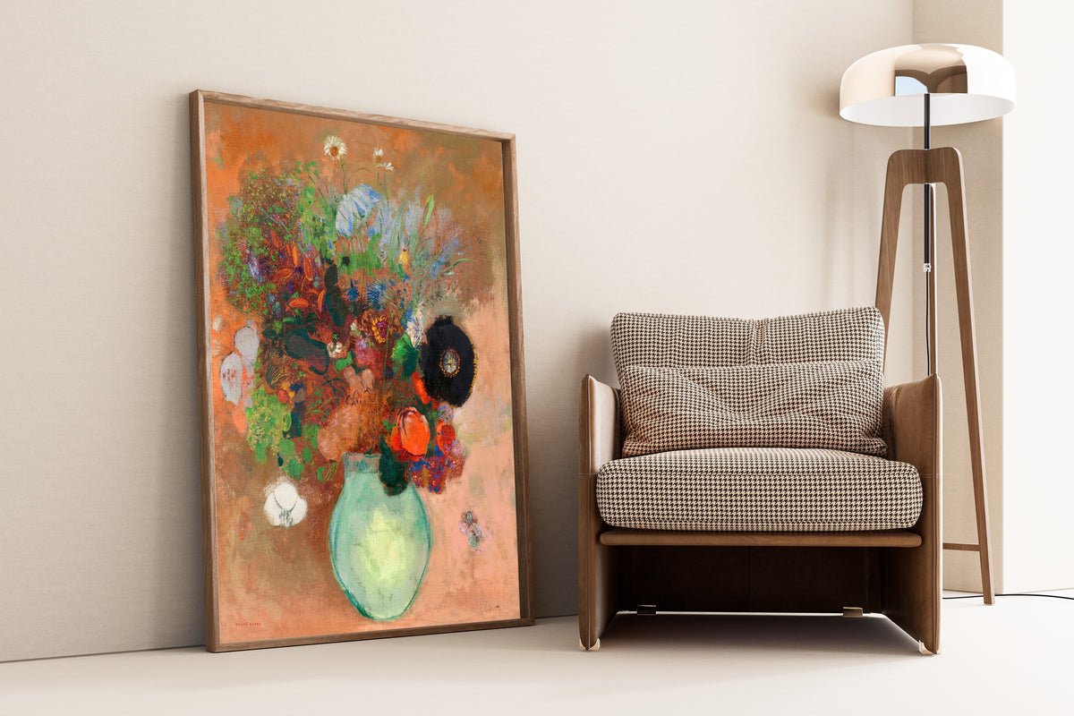 Odilon Redon — The Black Poppy | Symbolist Art Print