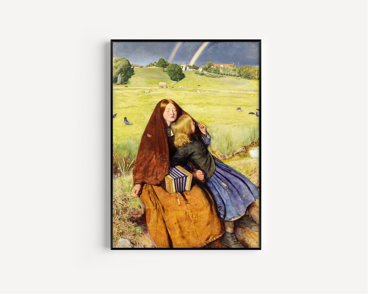 John Everett Millais — The Blind Girl | Pre-Raphaelite Art Print
