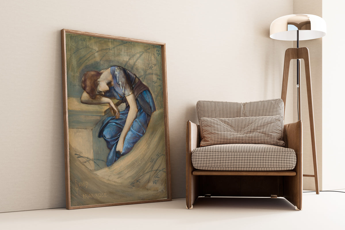 Edward Burne-Jones — The Briar Rose Series: Study for The Garden Court | Pre-Raphaelite Art Print