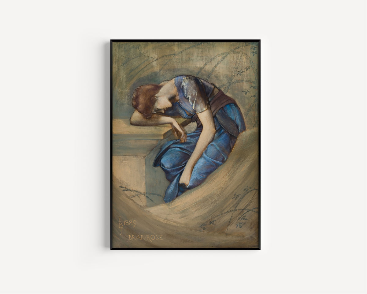 Edward Burne-Jones — The Briar Rose Series: Study for The Garden Court | Pre-Raphaelite Art Print