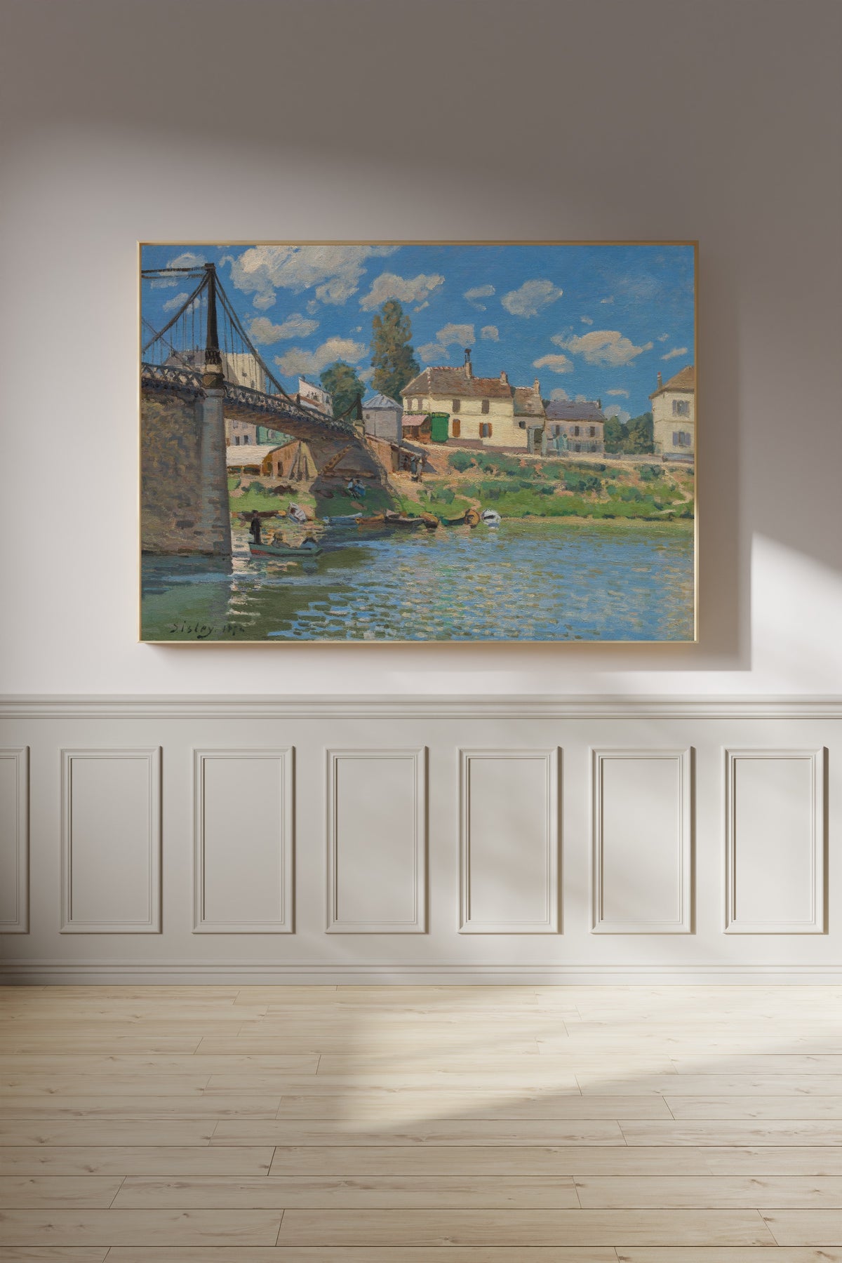 Alfred Sisley — The Bridge at Villeneuve-la-Garenne | Fine Art Print