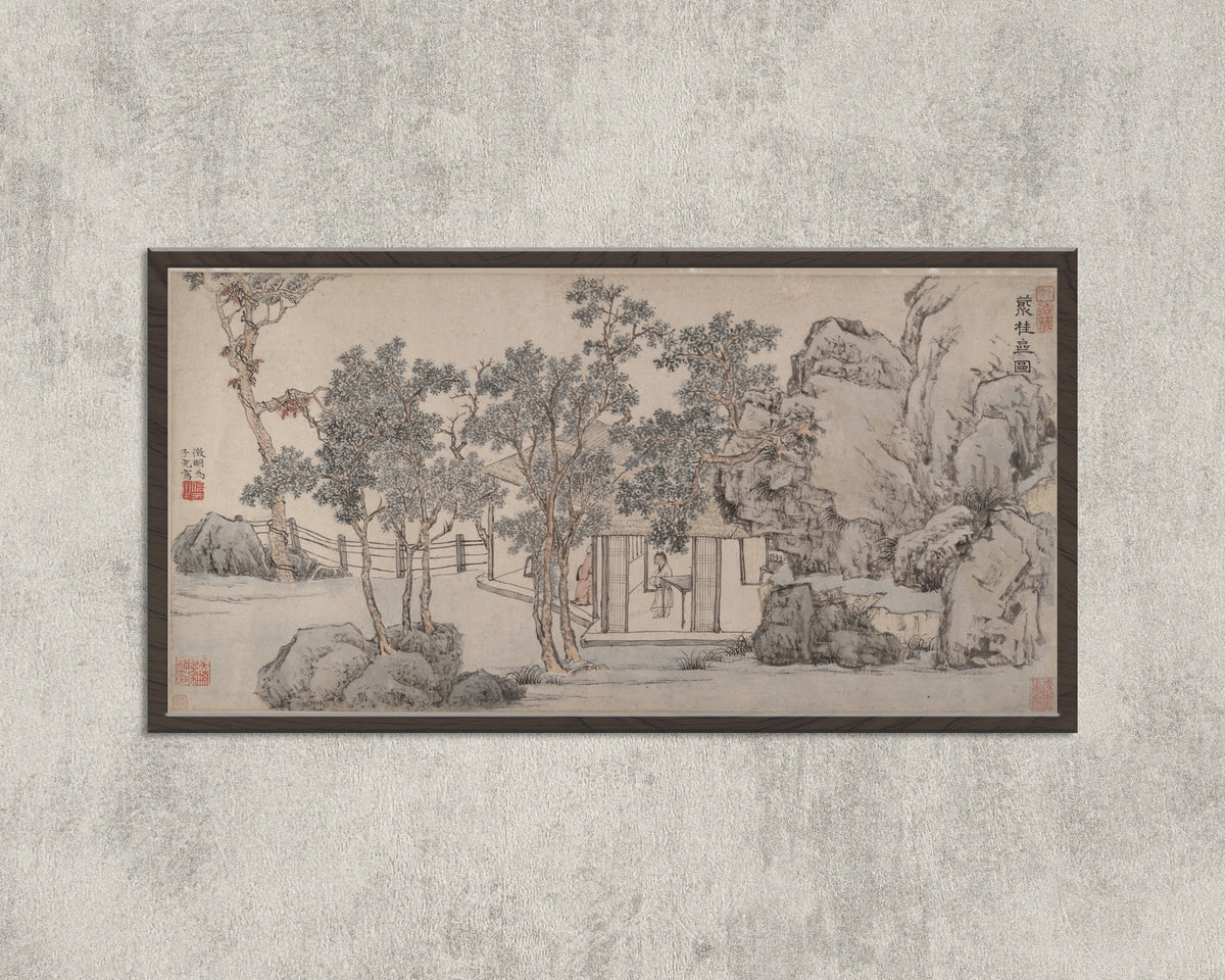 Wen Zhengming — The Cassia Grove Studio | Chinese Ink Painting Art Print