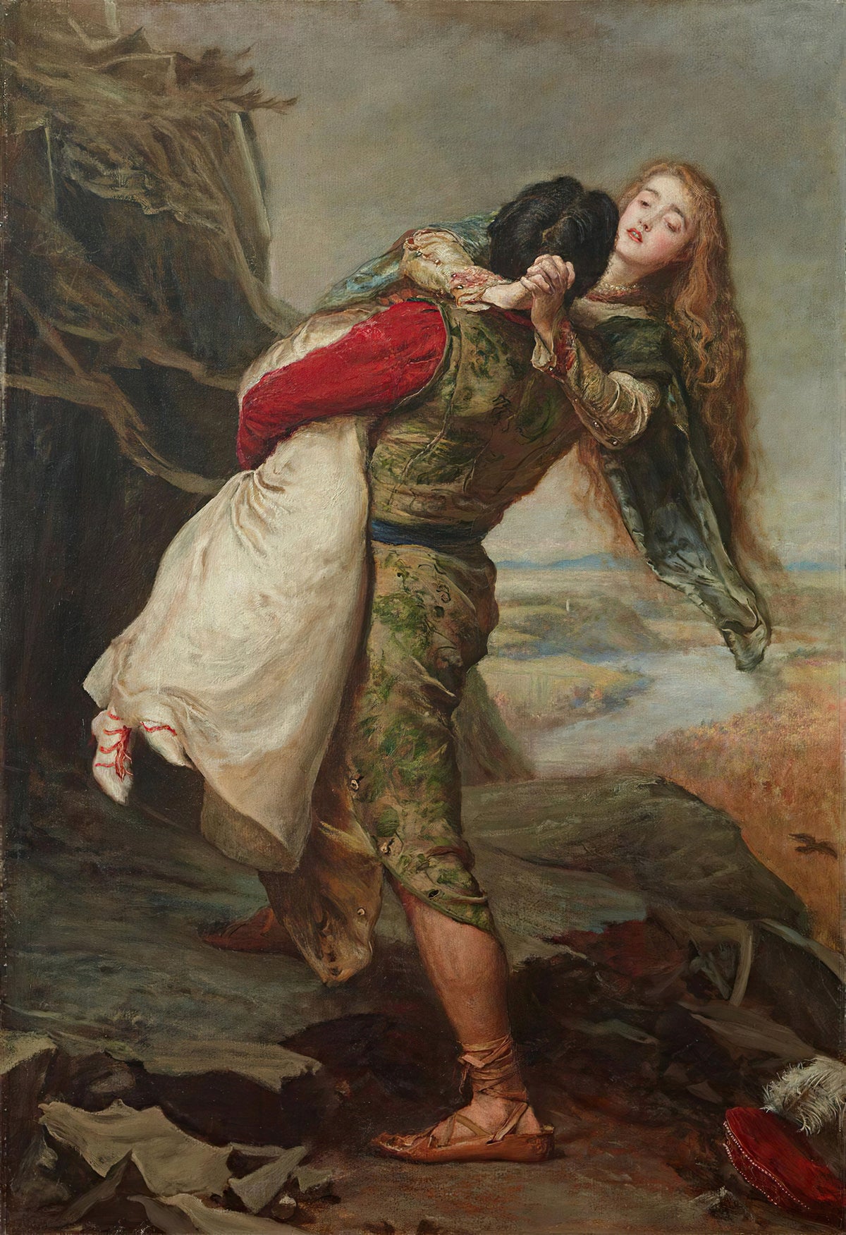 John Everett Millais — The Crown of Love | Pre-Raphaelite Art Print