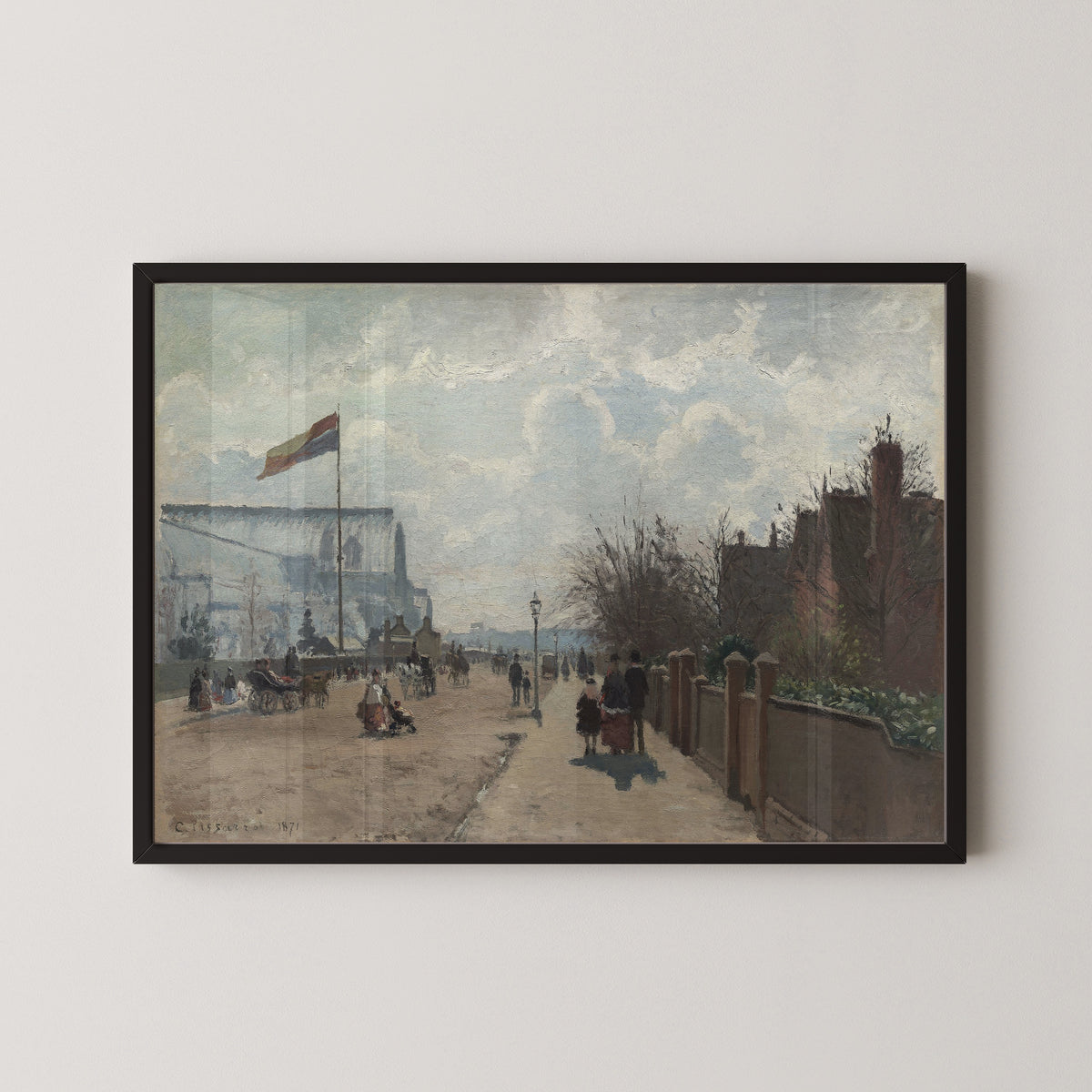 Camille Pissarro — The Crystal Palace | Fine Art Print