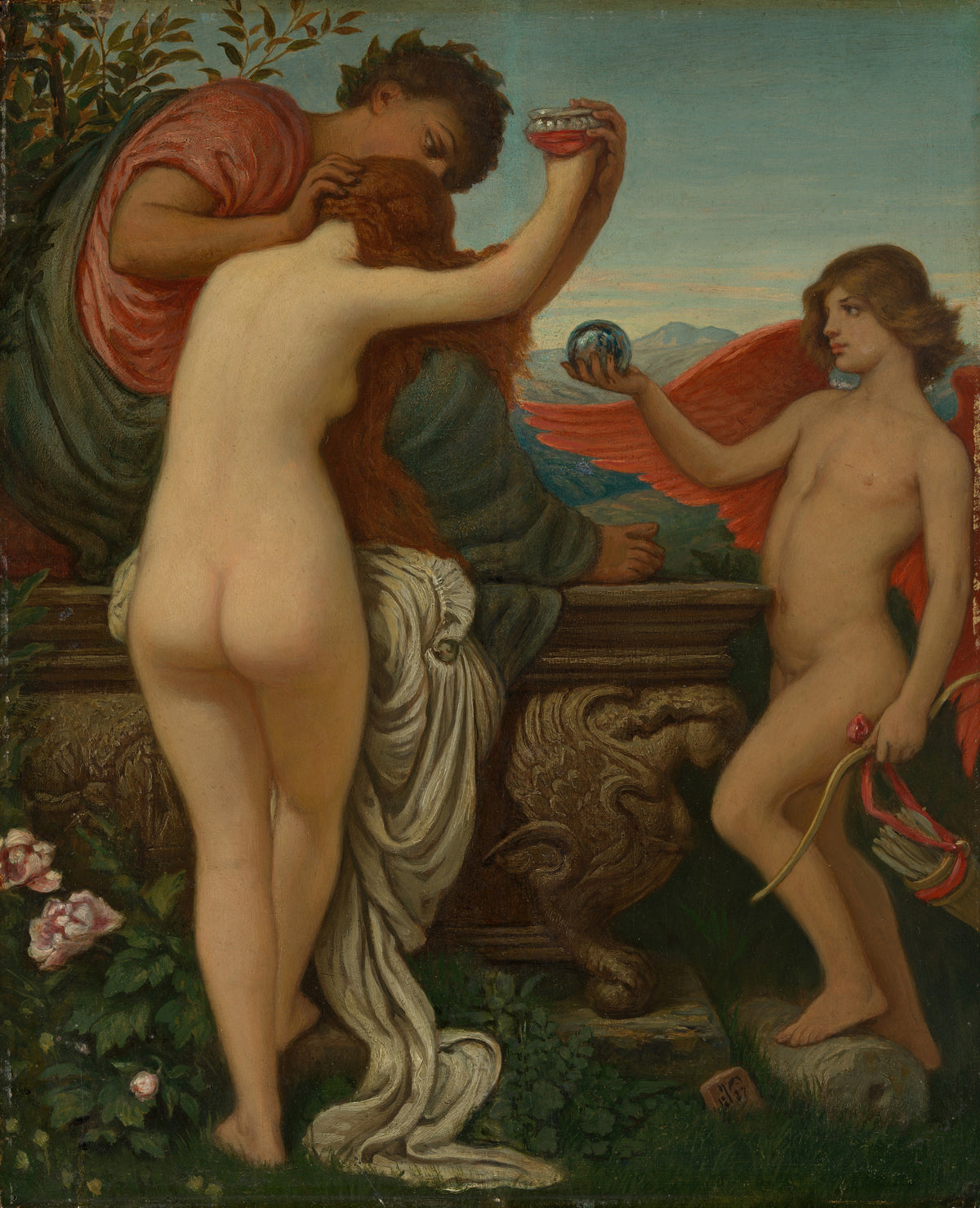Elihu Vedder — The Cup of Love | Symbolist Art Print