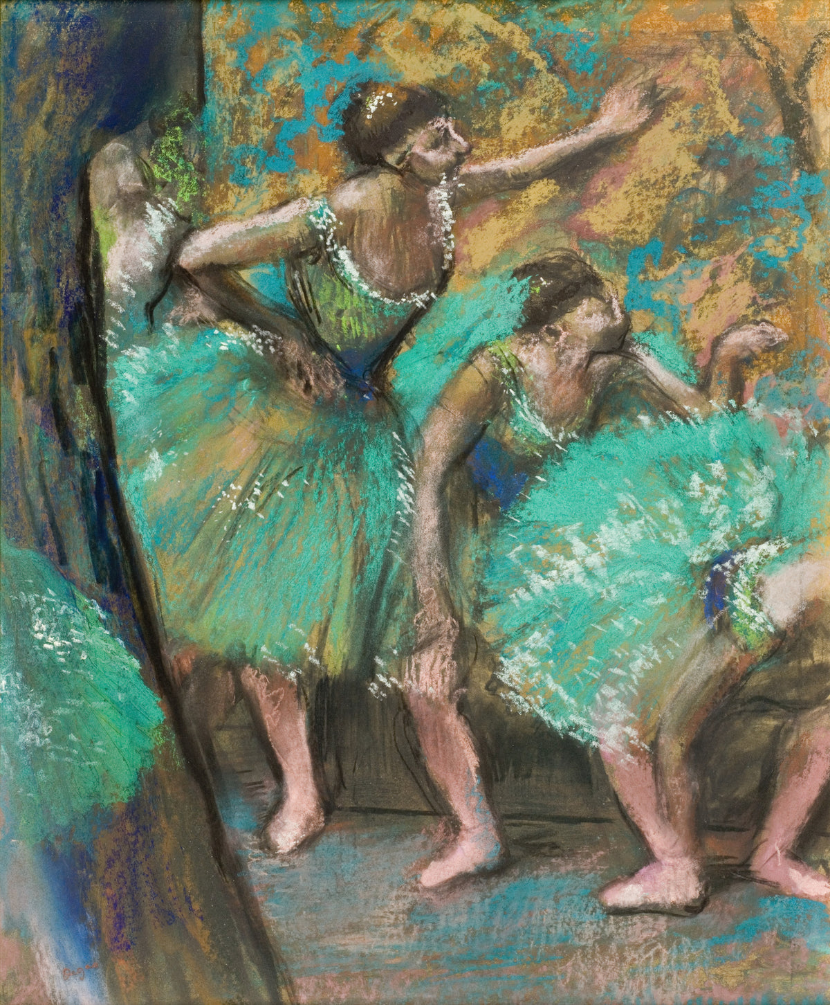 Edgar Degas — The Dancers (Turquoise Skirts) | Fine Art Print
