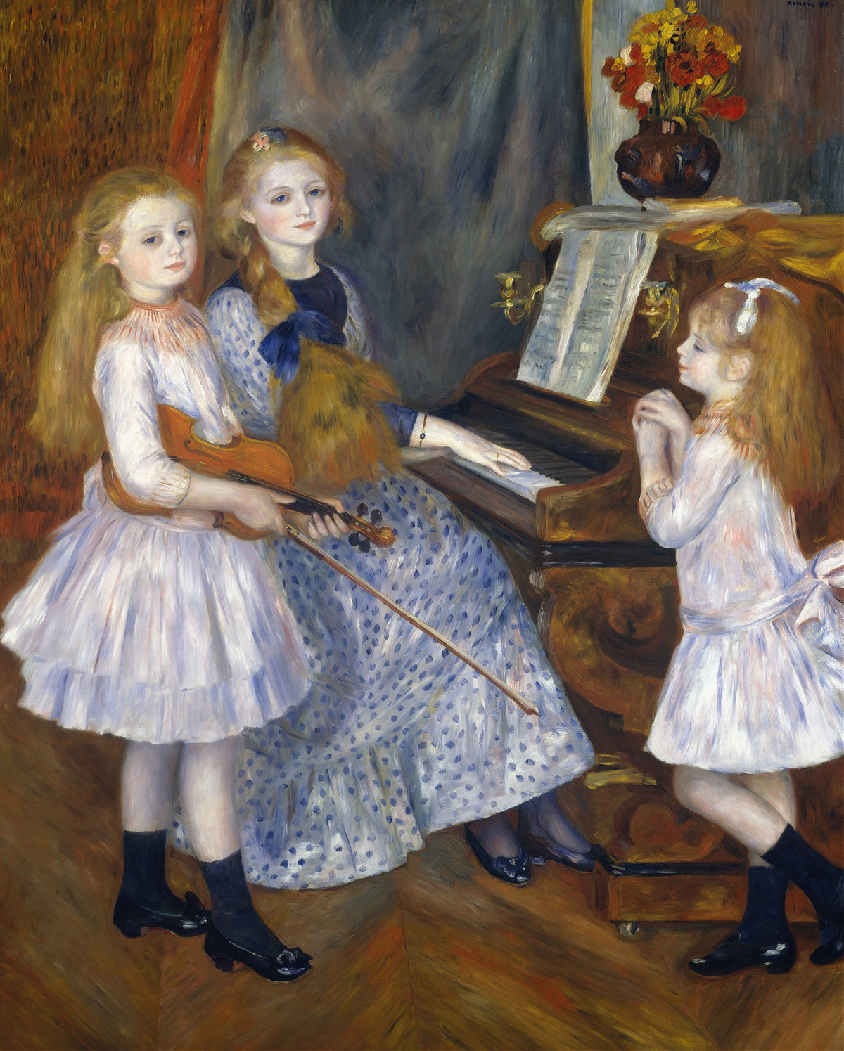 Pierre-Auguste Renoir — The Daughters of Catulle Mendès | Fine Art Print