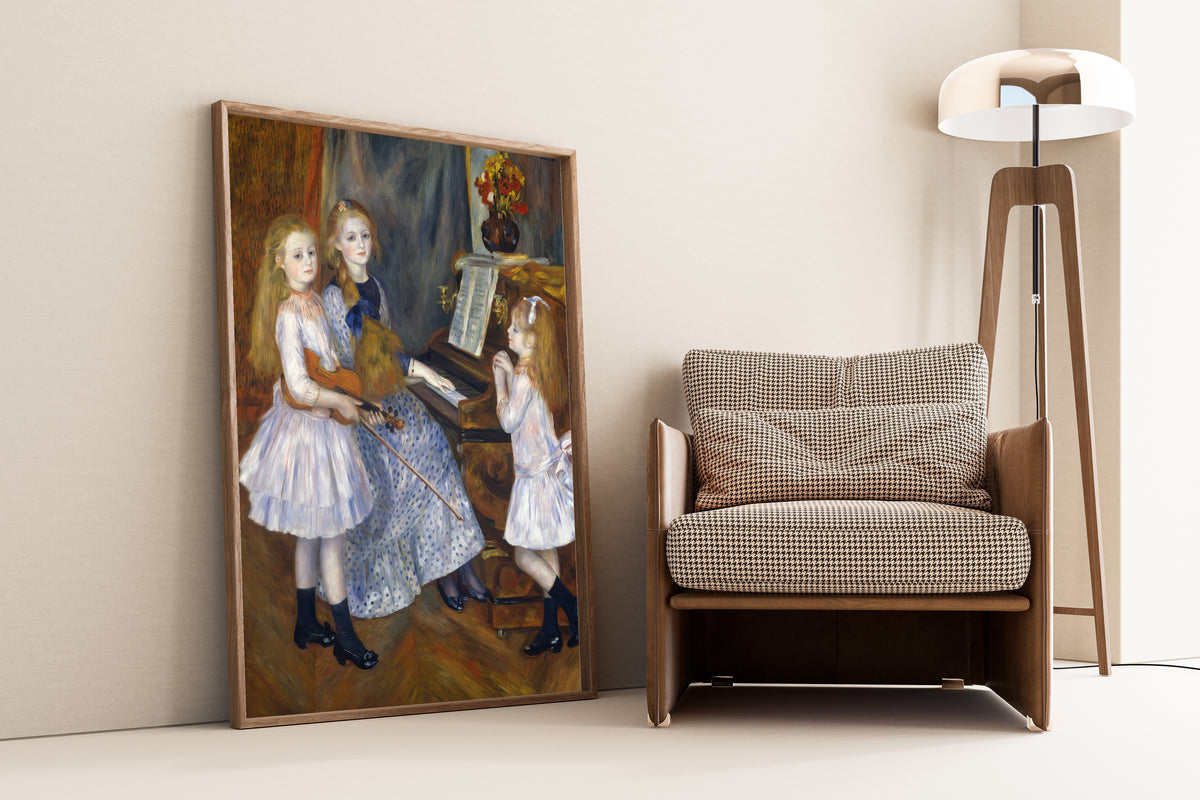 Pierre-Auguste Renoir — The Daughters of Catulle Mendès | Fine Art Print