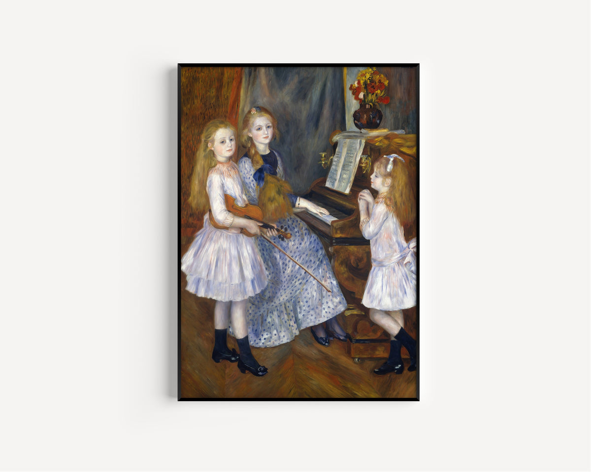 Pierre-Auguste Renoir — The Daughters of Catulle Mendès | Fine Art Print
