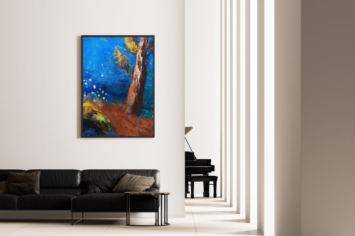 Odilon Redon — The Death of Buddha | Symbolist Art Print