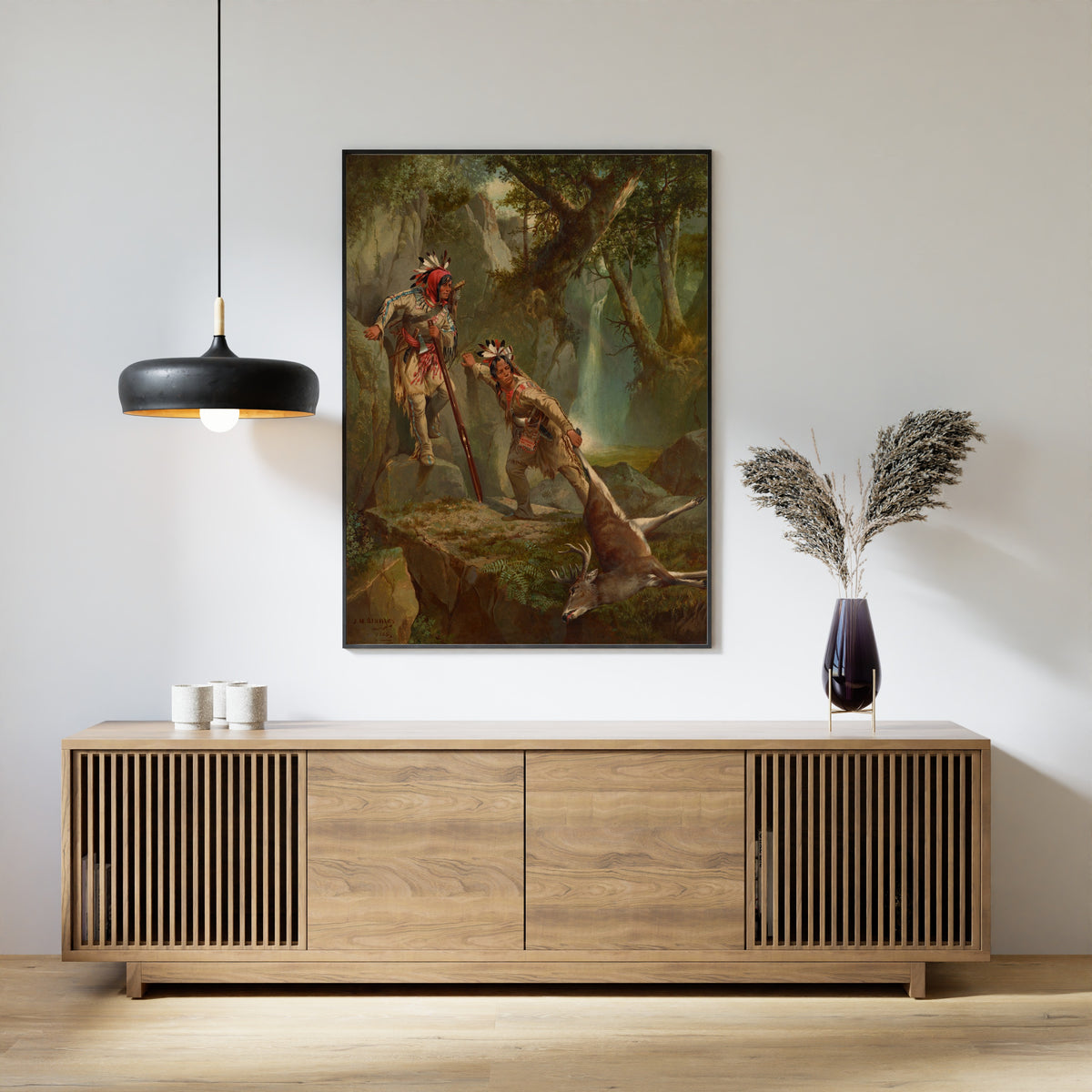 John Mix Stanley — The Deer-Slayers | Western Art Print