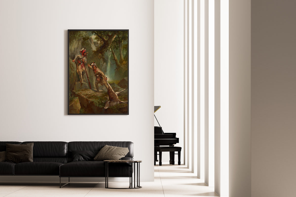 John Mix Stanley — The Deer-Slayers | Western Art Print