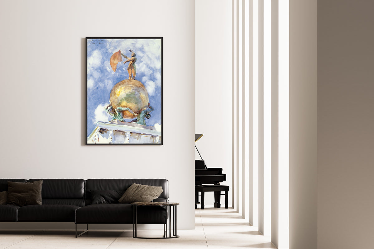 John Singer Sargent — The Dogana, Statue of Fortune | Fine Art Print