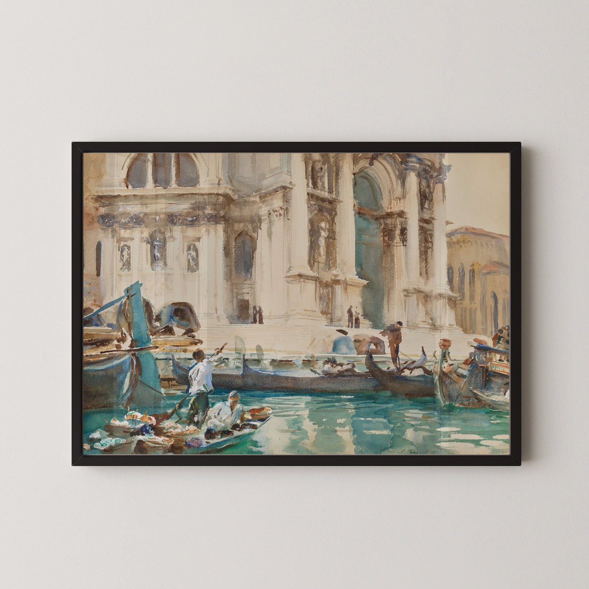 John Singer Sargent — The Façade of La Salute, Venice | Fine Art Print