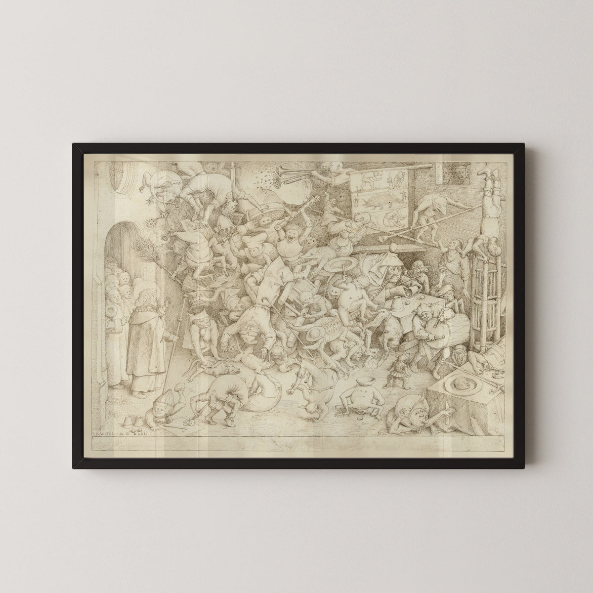 Pieter Bruegel the Elder — The Fall of the Magician Hermogenes | Fine Art Print