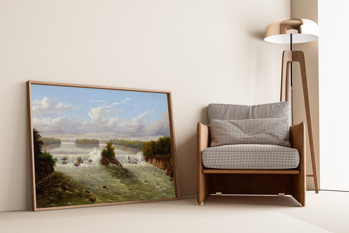 Seth Eastman — The Falls of St. Anthony | Landscape Fine Art Print