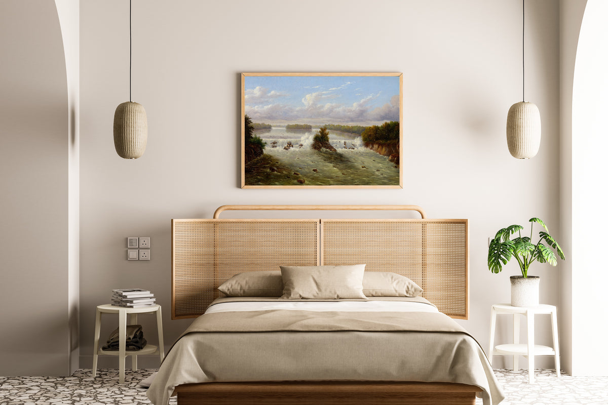 Seth Eastman — The Falls of St. Anthony | Landscape Fine Art Print