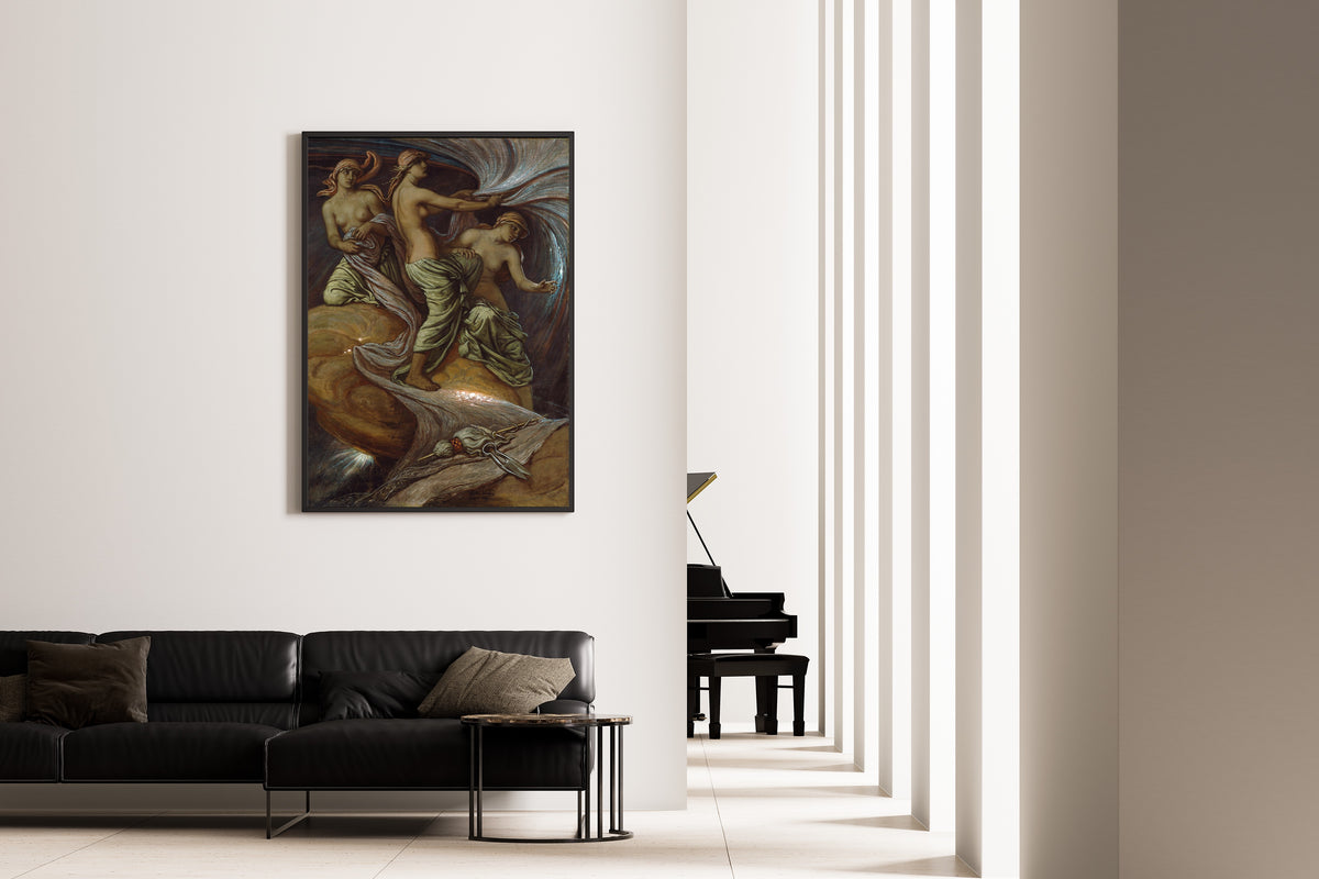 Elihu Vedder — The Fates Gathering in the Stars | Symbolist Art Print