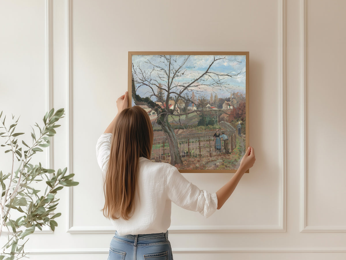 Camille Pissarro — The Fence | Fine Art Print