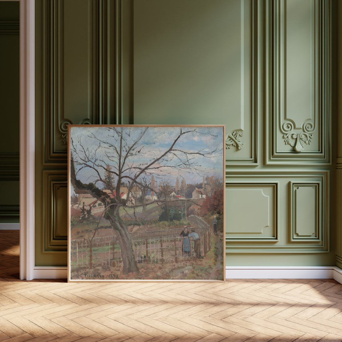 Camille Pissarro — The Fence | Fine Art Print