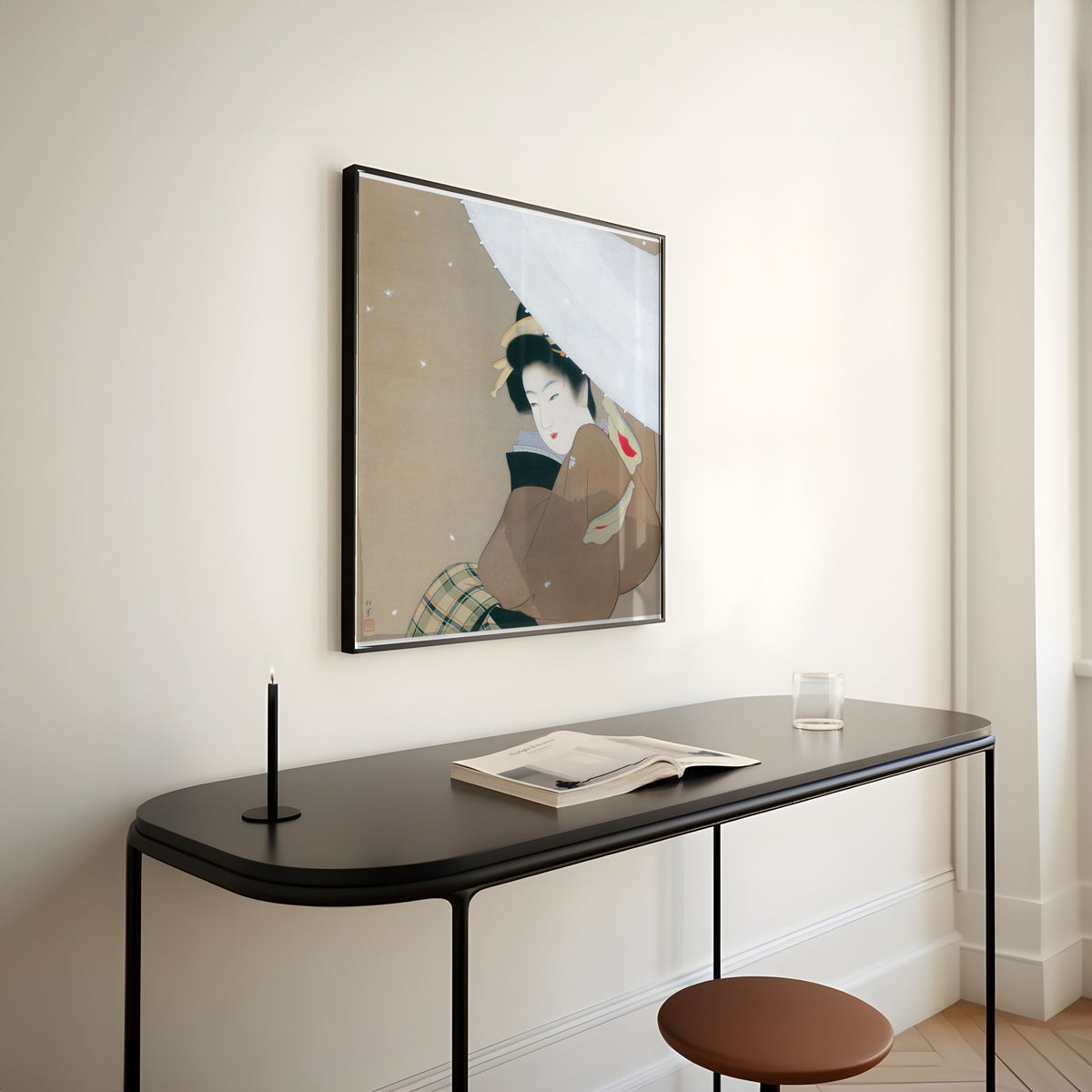 Uemura Shōen — The First Snow of the Year | Fine Art Print