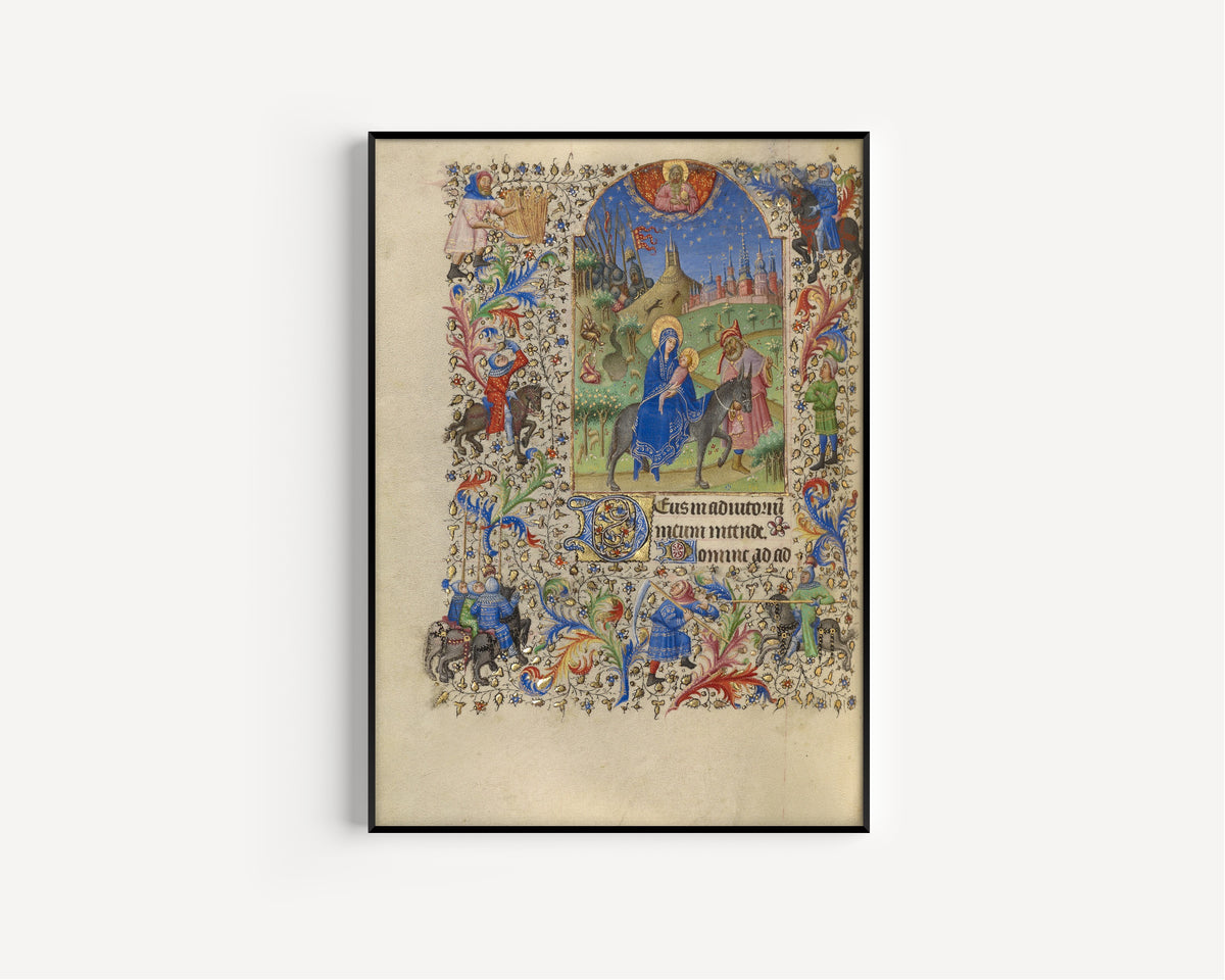 Spitz Master — The Flight into Egypt | Illuminated Manuscript Print