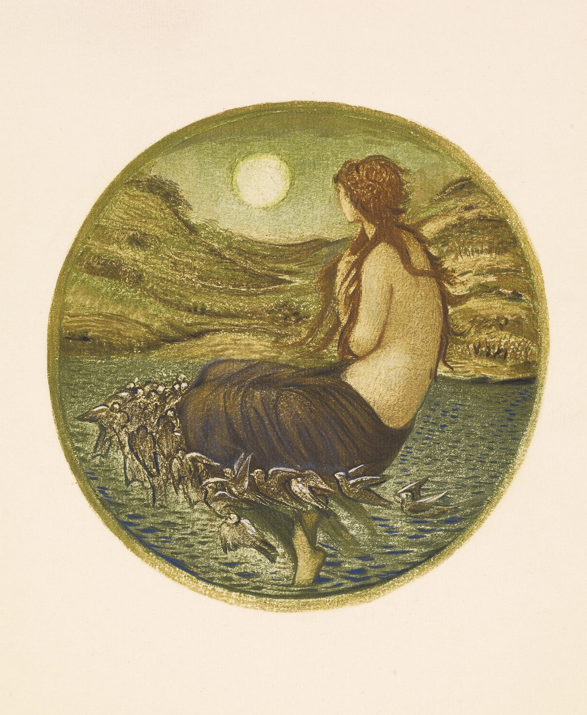 Edward Burne-Jones — The Flower Book: Venus' Looking Glass | Pre-Raphaelite Art Print