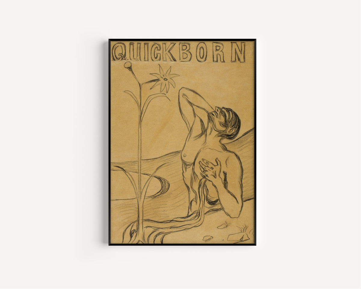 Edvard Munch — The Flower of Pain | Expressionist Fine Art Print