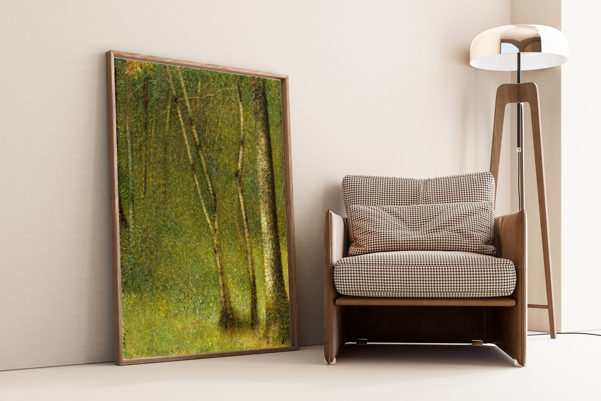 Georges Seurat — The Forest at Pontaubert | Fine Art Print